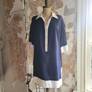 Cynthia Rowley Black and Cream Dress